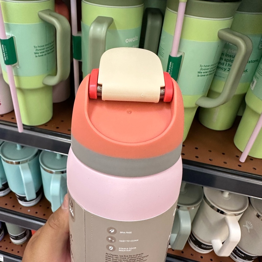 Owala Freesip 32oz Water Bottle Whole Foods Exclusive Peachy Rose NEW!!! - Picture 7 of 8